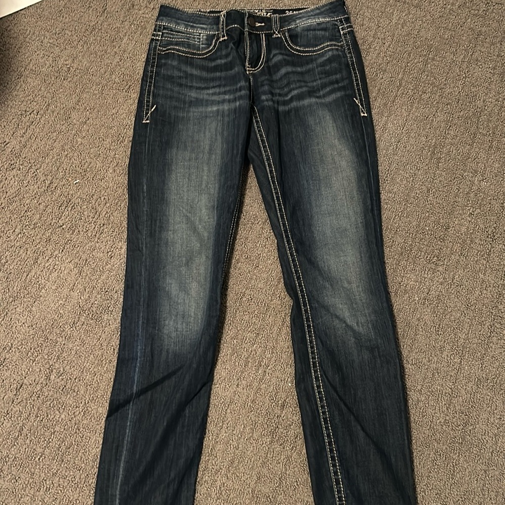 Buckle black jeans dark wash skinny